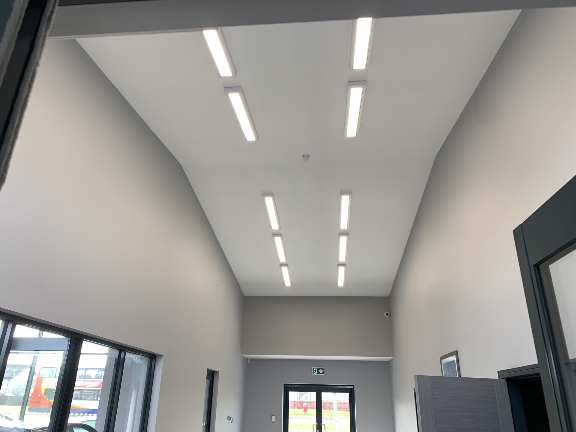 Commercial electrical roof lighting